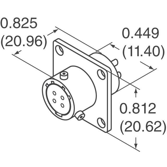 PT02E-8-4S Amphenol Industrial Operations  Circular Connector Assemblies